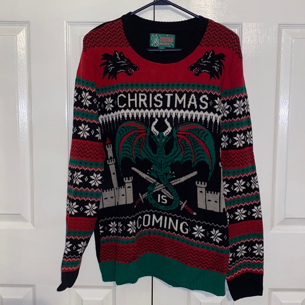 Ugly Christmas Sweater Company Dragon Sweater